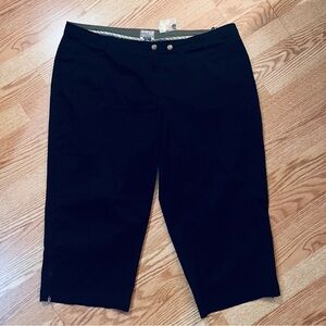 New Avenue Signature Chino Black Cropped Pants Size 20 W chino cropped
